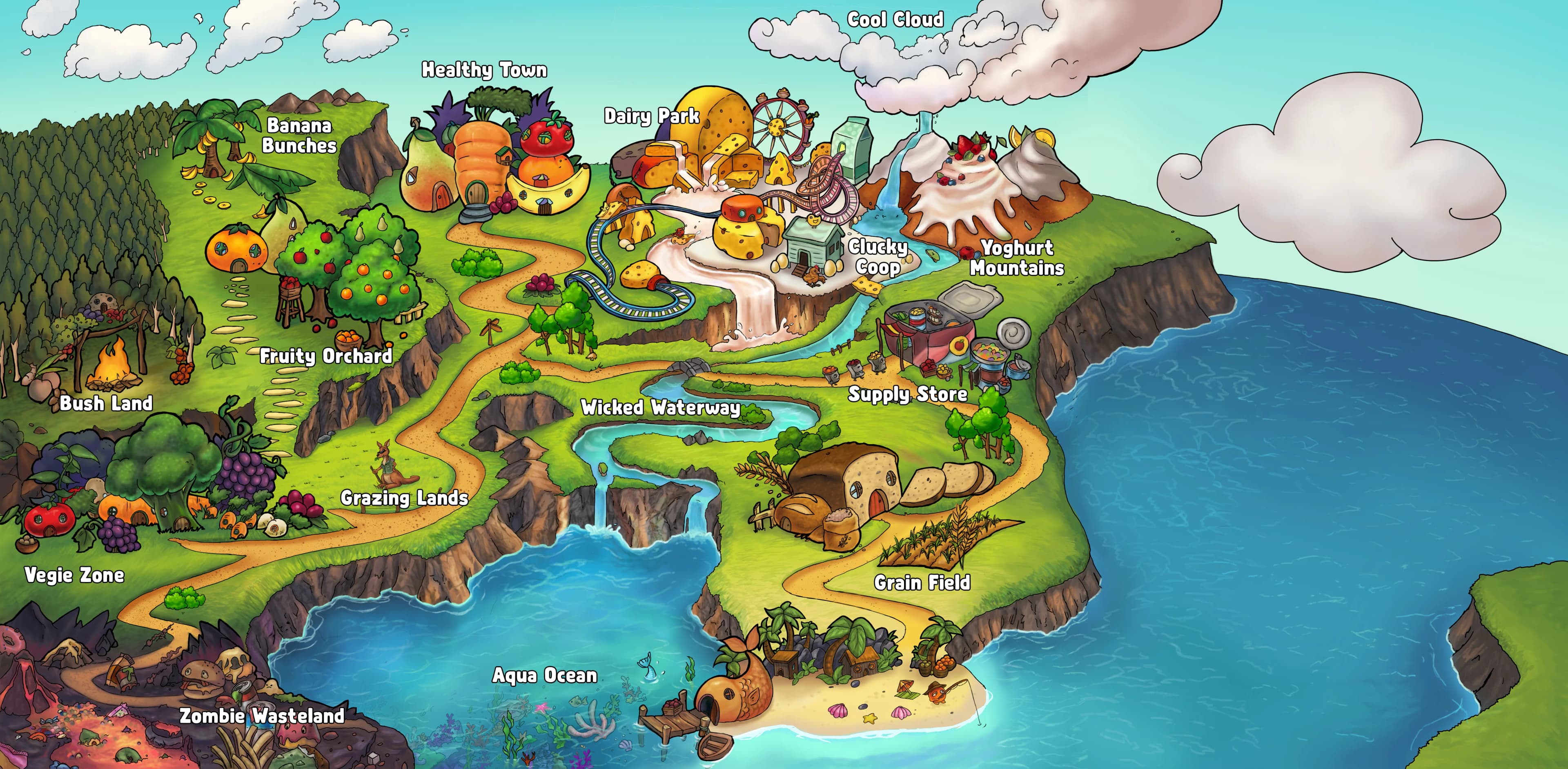 Tucker Island Map